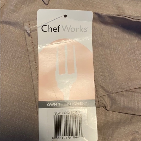 CHEF WORKS CHAMBRAY SHIRT LADIES SIZE SMALL - Picture 7 of 7
